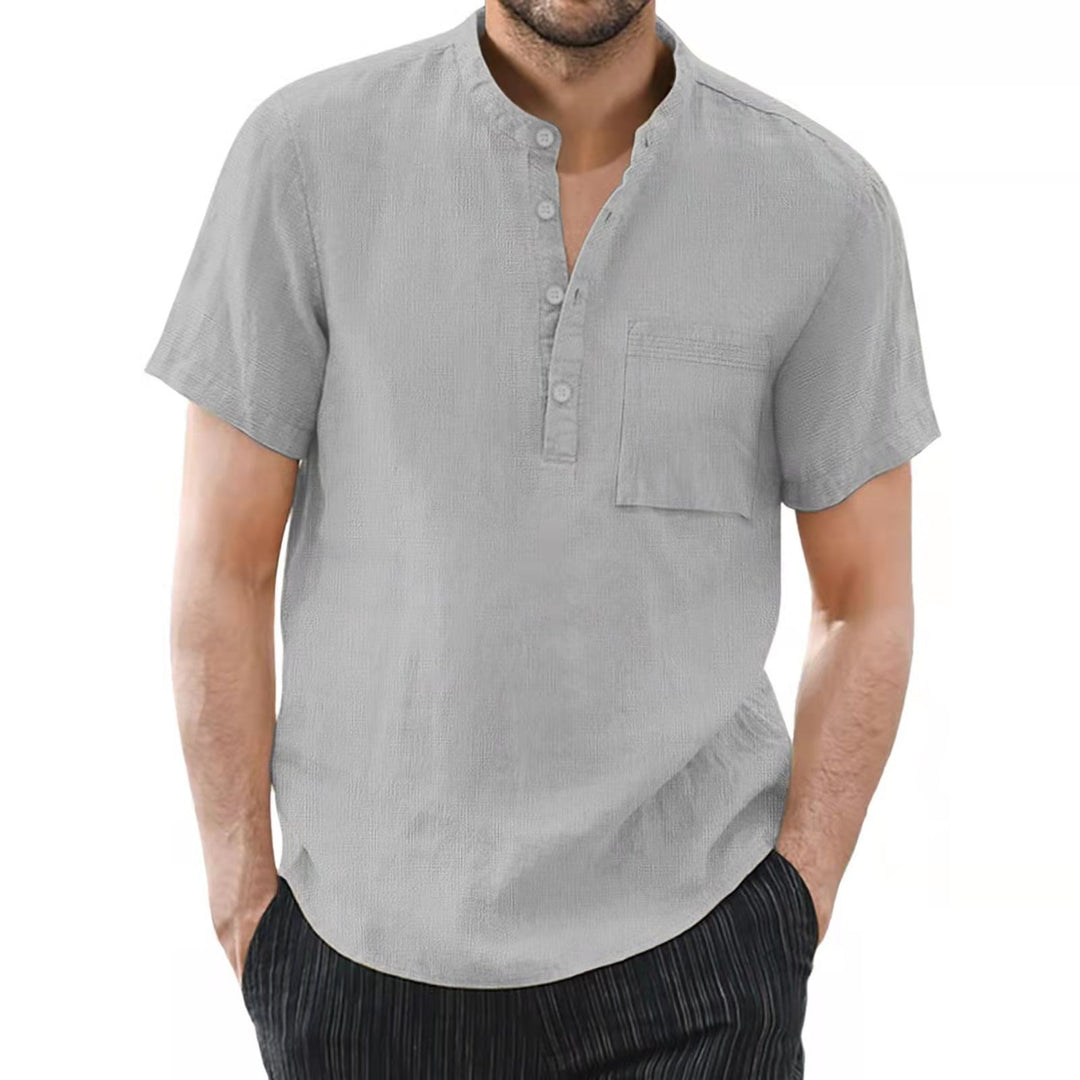 Men's Short Sleeve Shirt Lisslune