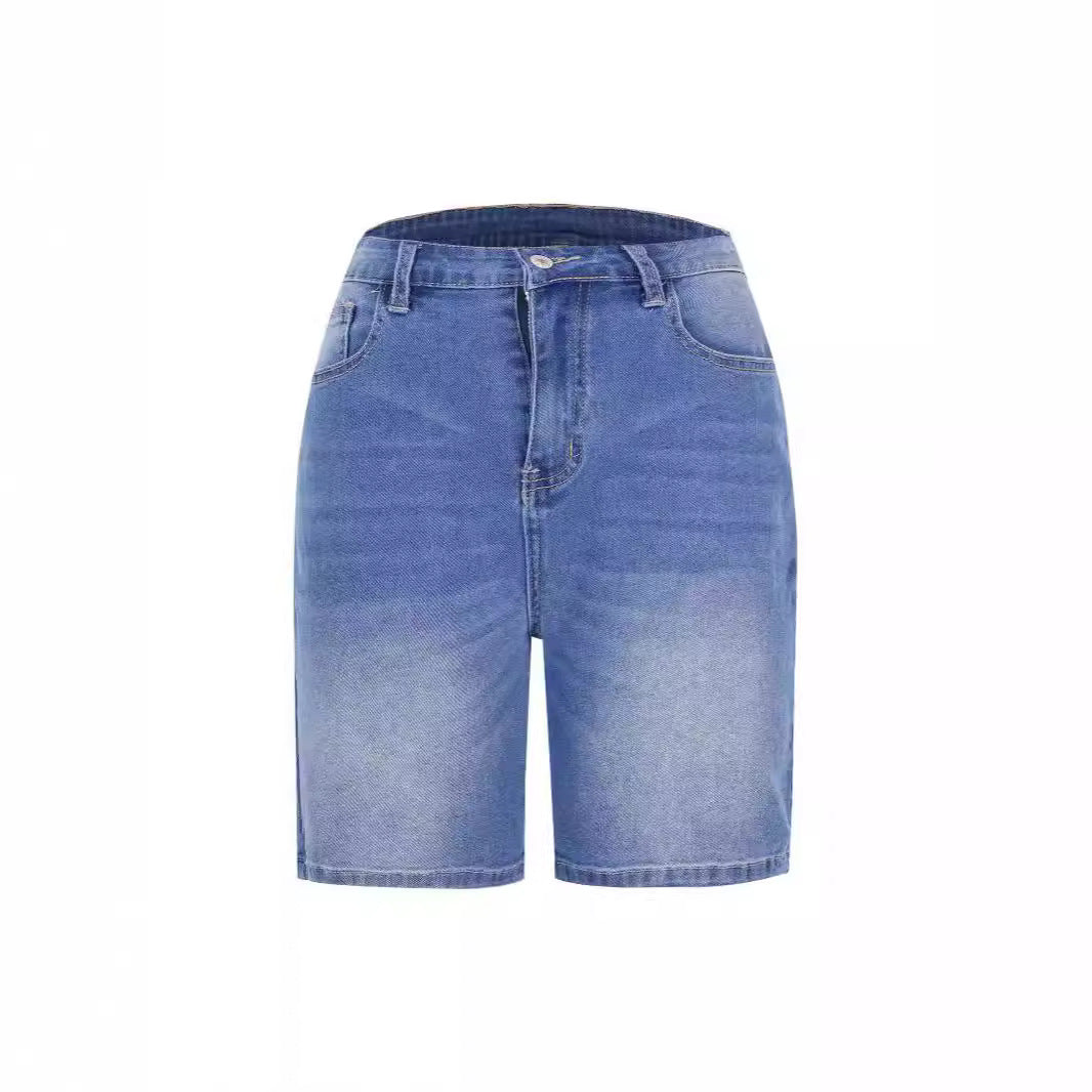 Women’s denim shorts with a casual cut and casual details Lisslune
