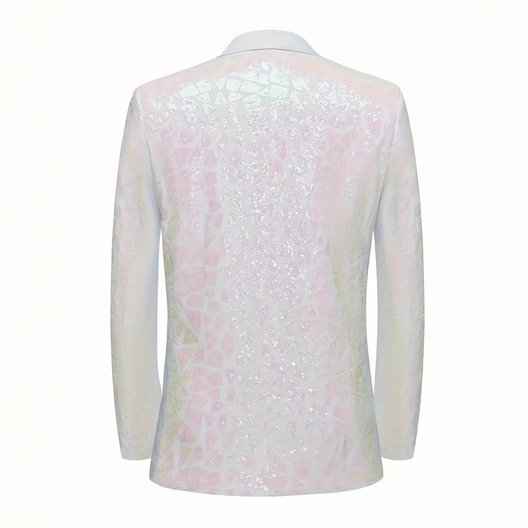 Men's glamorous sequin blazer Lisslune