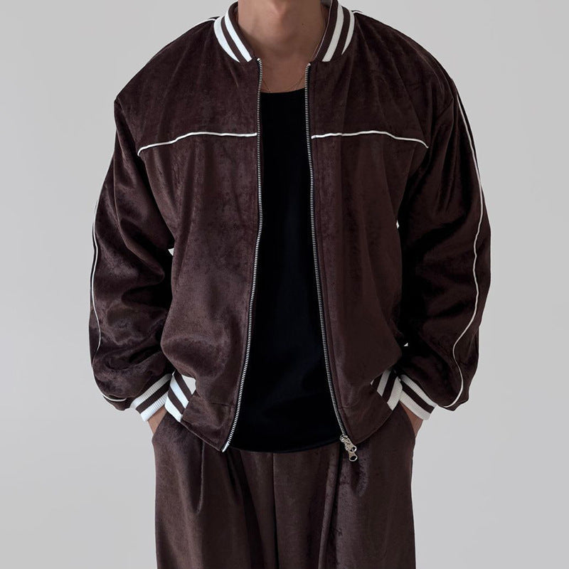 Men's sporty and stylish training jacket with a wide cut Lisslune