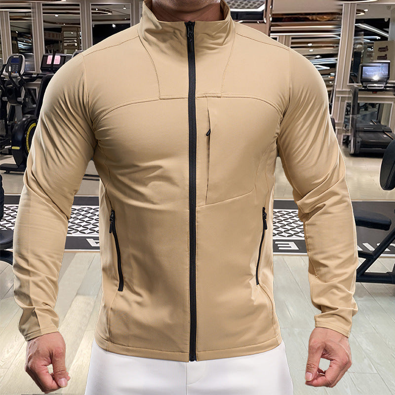 Men's functional jacket with elastic inserts and improved breathability Lisslune