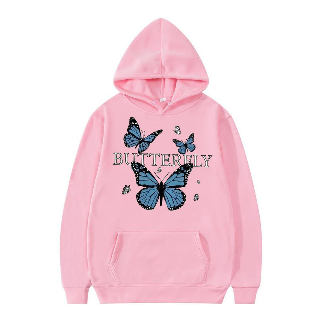 Women's hoodie with butterfly motif Lisslune