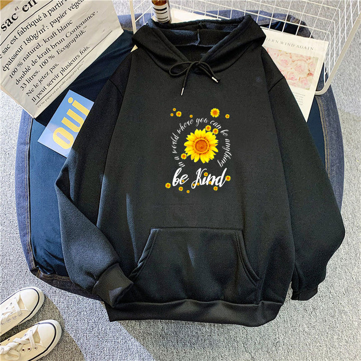 Women's hoodie with inspiring sunflower design Lisslune