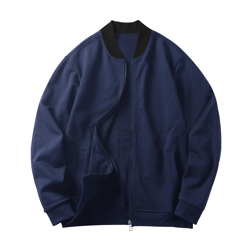 Men's sporty bomber jacket with elastic inserts and practical zipper Lisslune