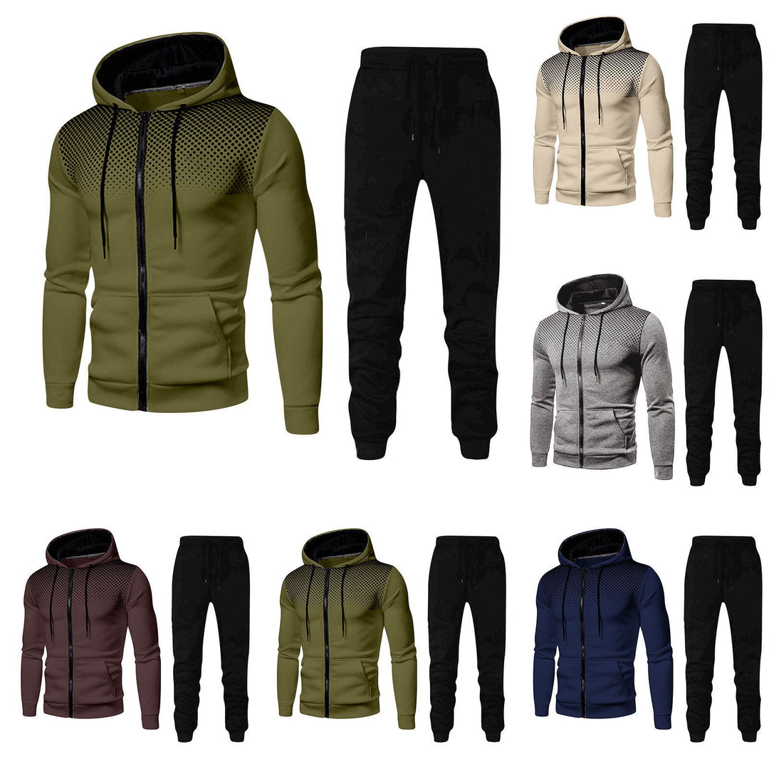 Men's Athletic Tracksuit Set with Breathable Material and Modern Insets Lisslune