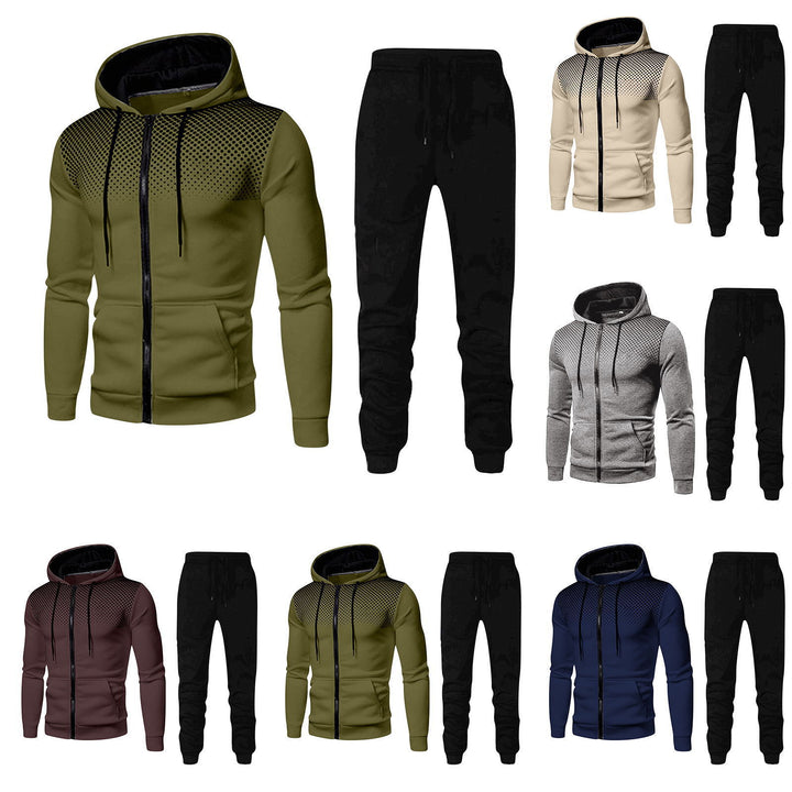 Men's Athletic Tracksuit Set with Breathable Material and Modern Insets Lisslune