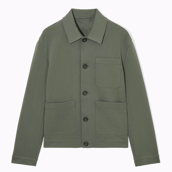 Men's fashionable jacket with patch pockets and high-quality material Lisslune