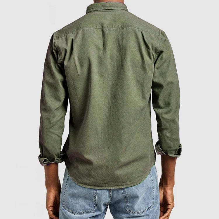 Men's casual leisure shirt made of light cotton fabric Lisslune