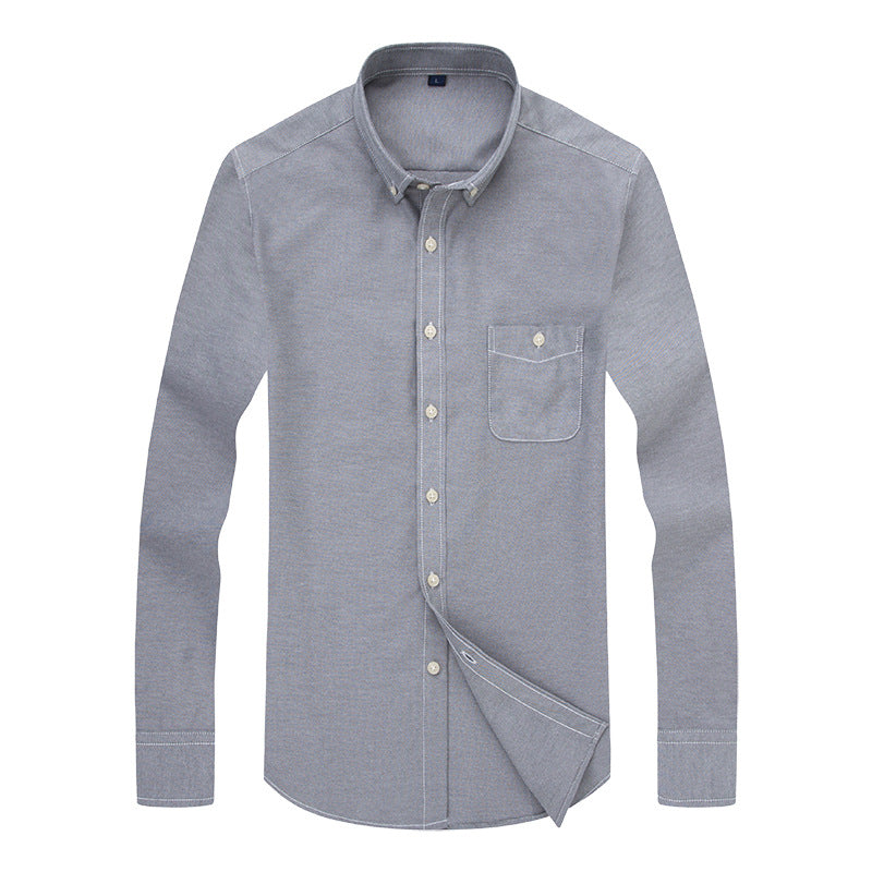 Men's business shirt with button-down collar and chest pocket Lisslune