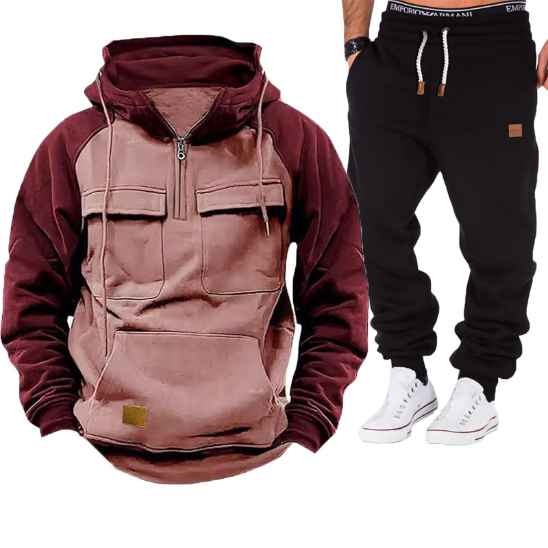 Men's functional sweater with practical pockets Lisslune