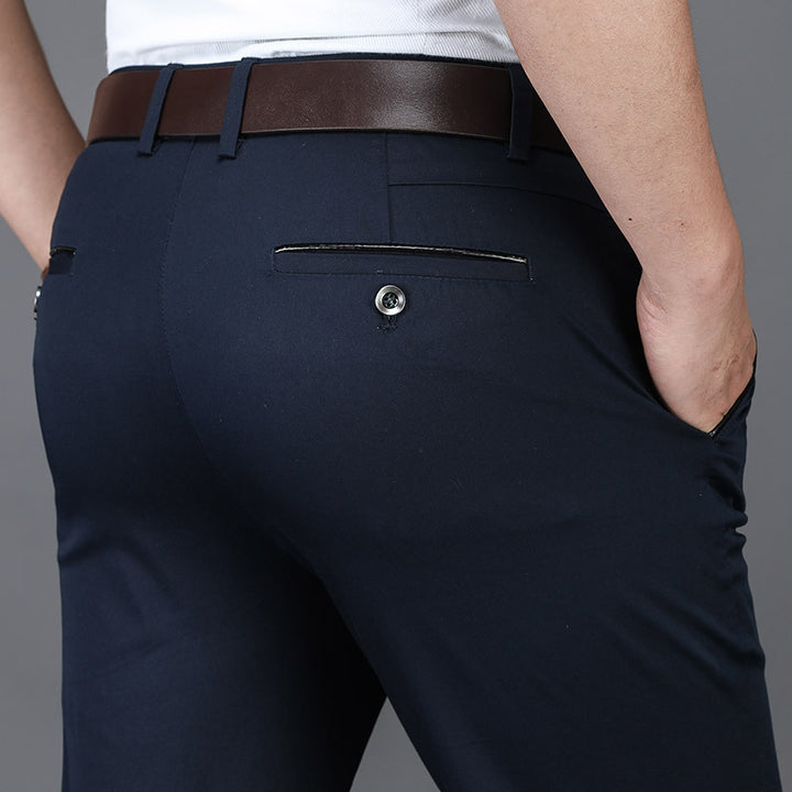 Men's modern chino pants with elegant pockets Lisslune