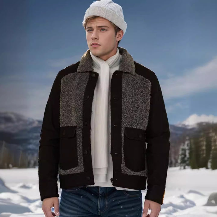 Men's casual fleece jacket Lisslune