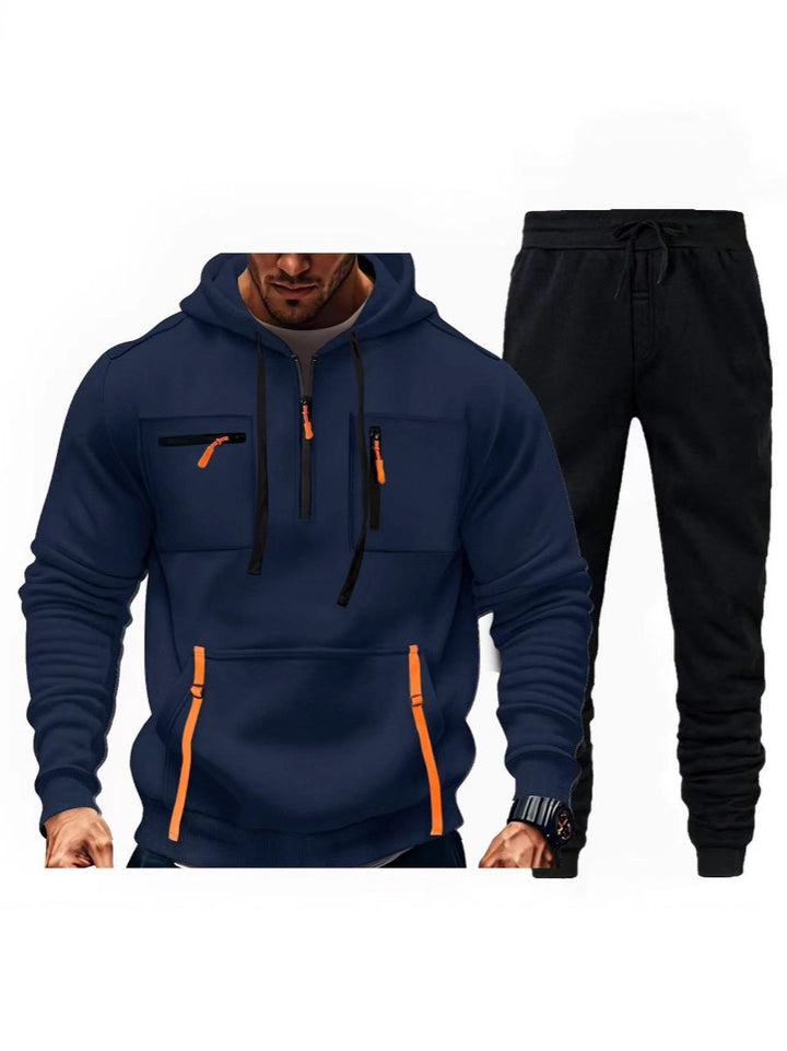 Men's multifunctional hoodie and jogging pants combination Lisslune