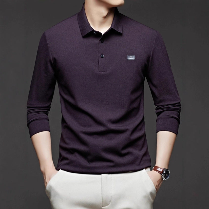 Men's polo shirt with modern cotton blend and fitted cut Lisslune
