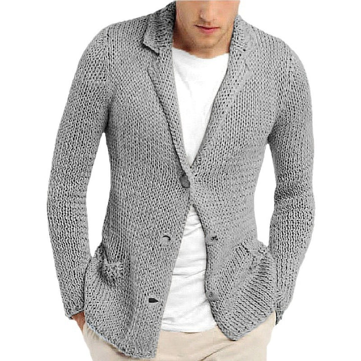 Men's Knit Blazer Lisslune
