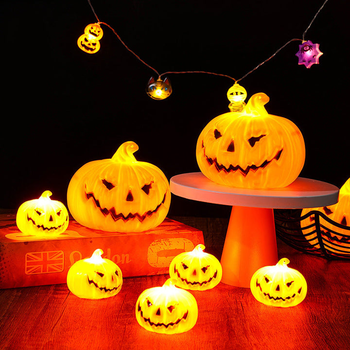 Rynx | Veranda Halloween Ideas New Halloween Decoration Pumpkin Light Party Atmosphere Decoration LED Pumpkin Light Halloween Carnival Party Decoration Light