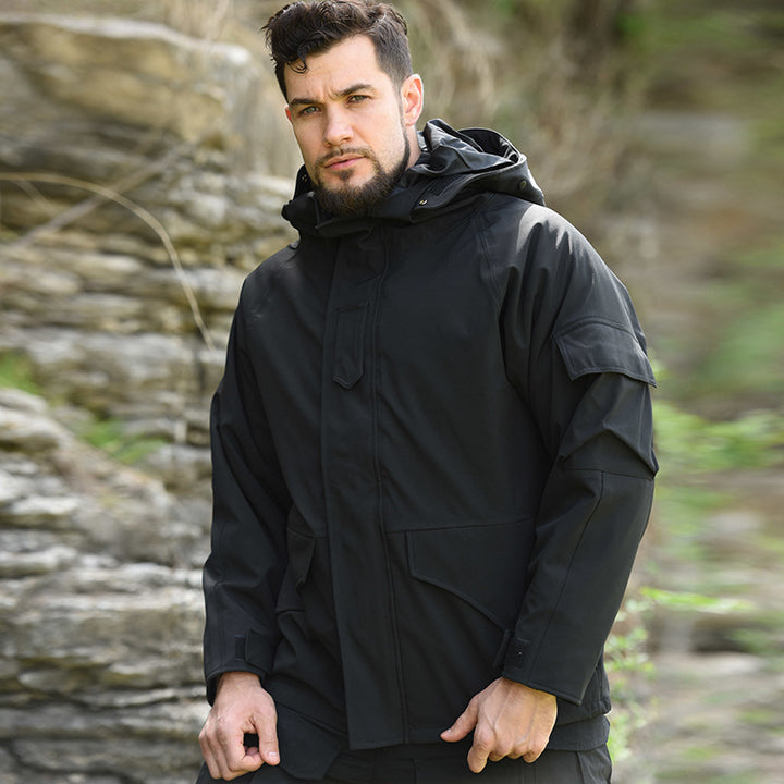 Men's weatherproof camouflage jacket Lisslune