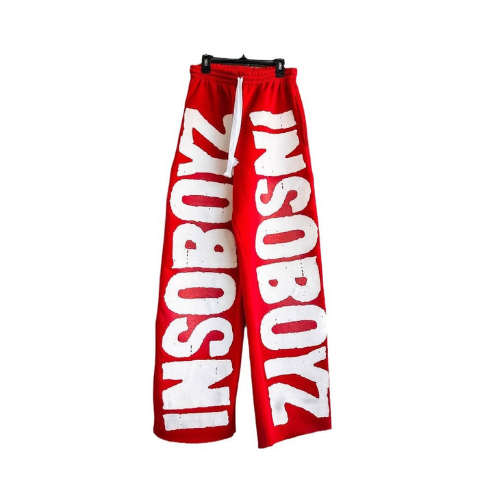 Women's leisure pants with trendy statement print Lisslune