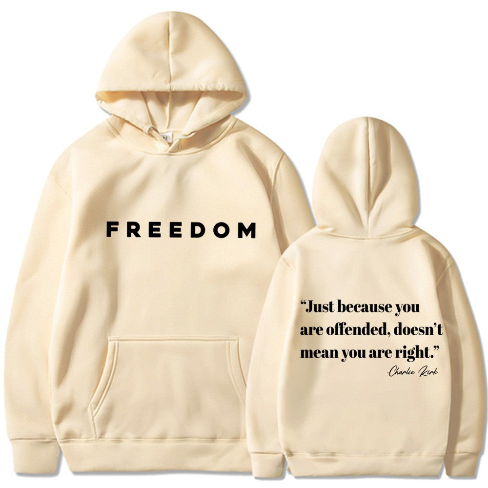 Women’s hoodie with inspiring lettering and casual fit Lisslune