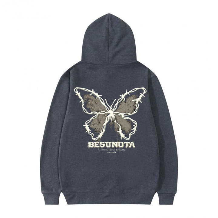 Women's hoodie with creative butterfly motif Lisslune