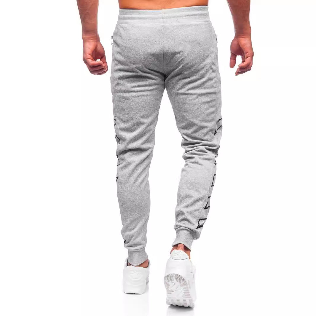 Men's sporty jogging trousers with zip pockets Lisslune