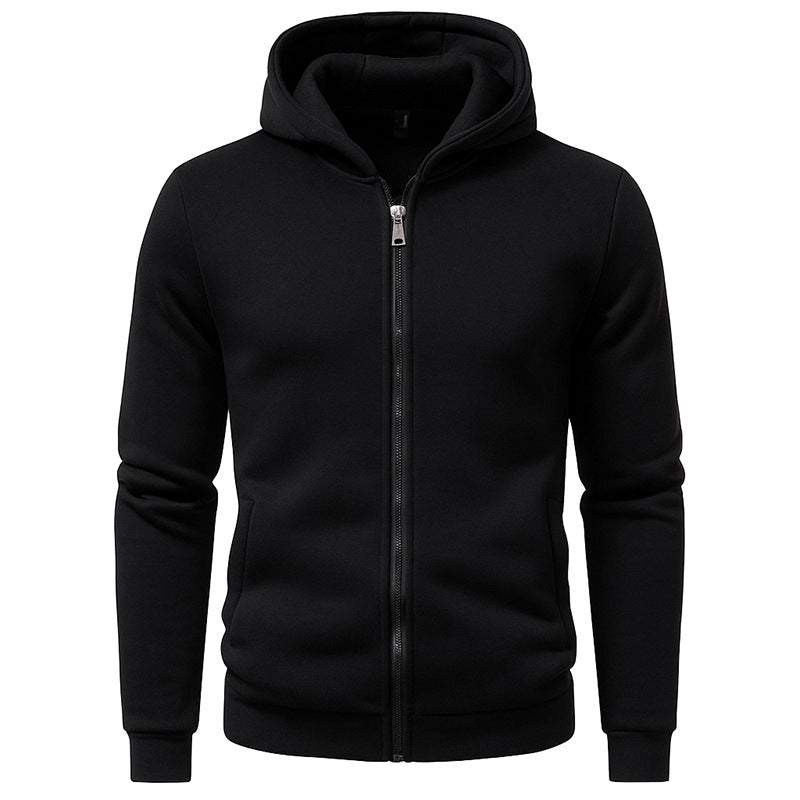 Men's comfortable hoodie with full-length zipper Lisslune