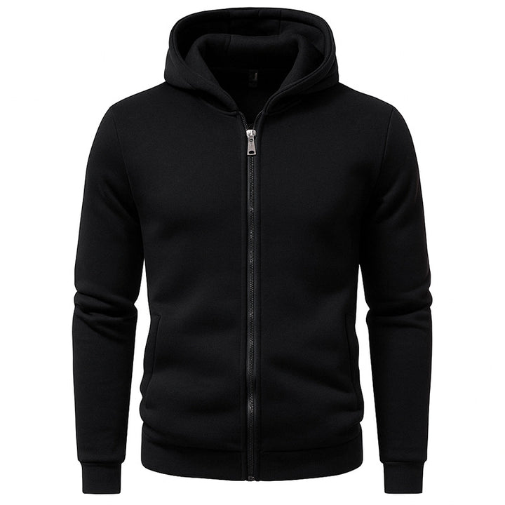 Men's comfortable hoodie with full-length zipper Lisslune