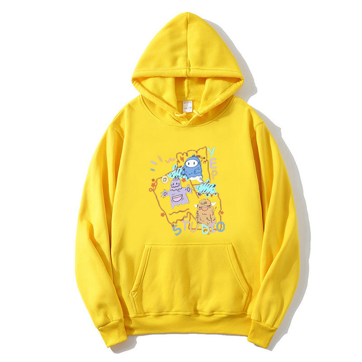 Women's hoodie with playful cartoon design Lisslune