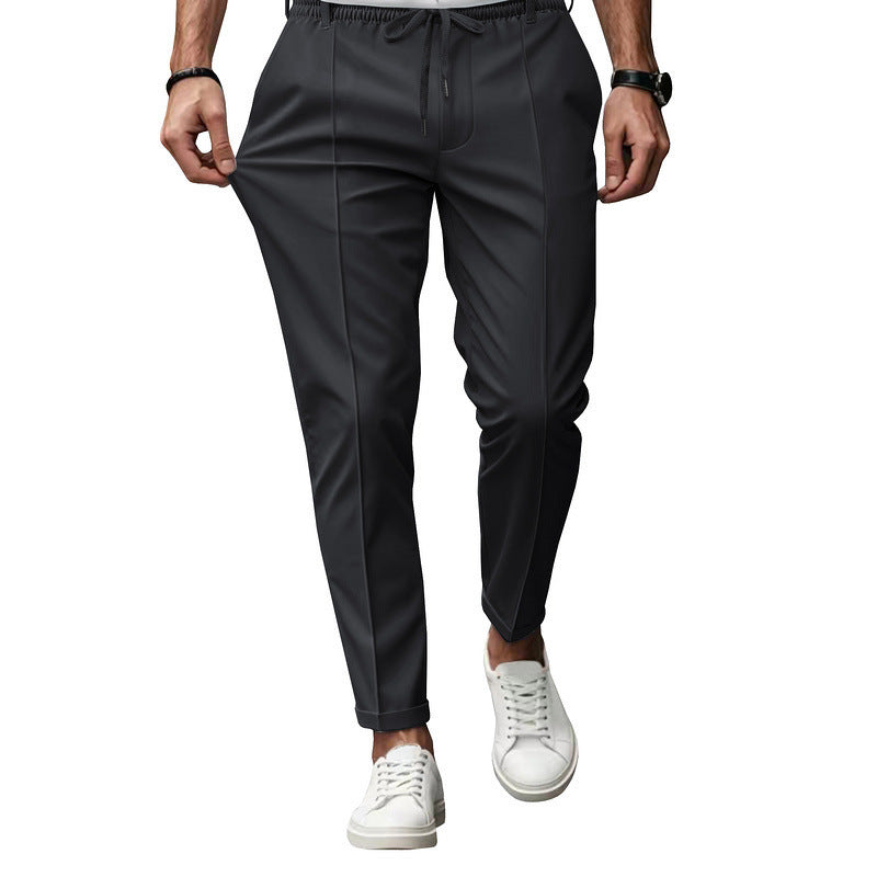 Men's stylish sports trousers with elastic waistband and practical side pockets Lisslune