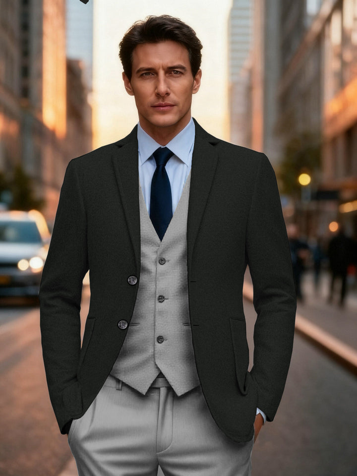 Men's classic single-breasted blazer Lisslune