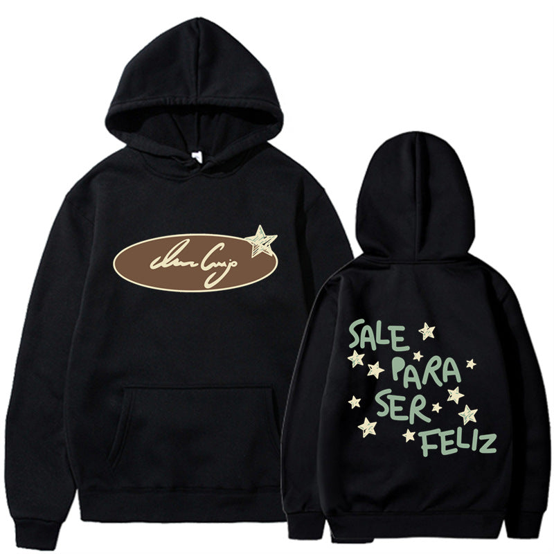 Women's hoodie sweatshirt with creative lettering and eye-catching design Lisslune