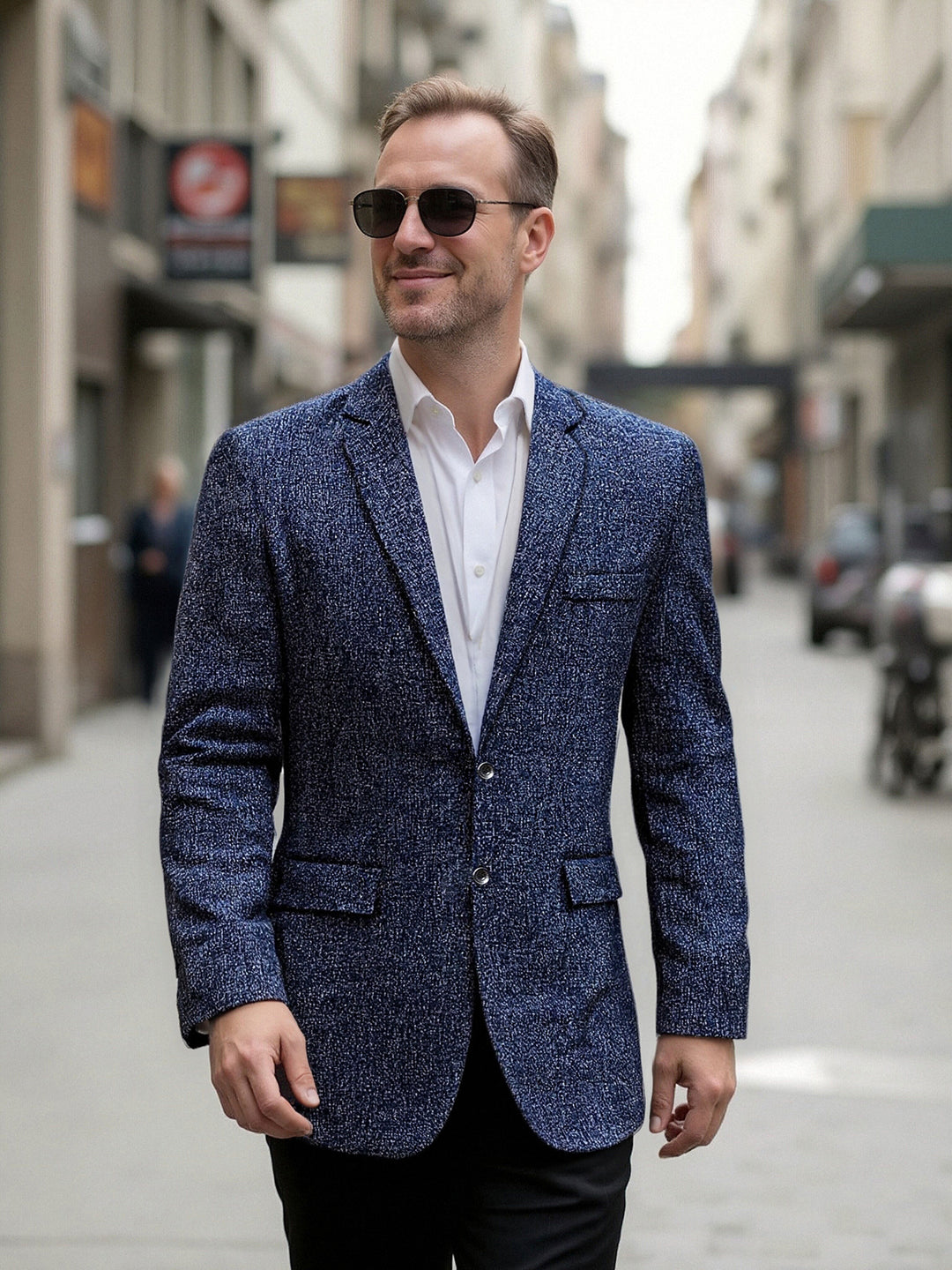 Men's elegant, structured blazer in modern design Lisslune