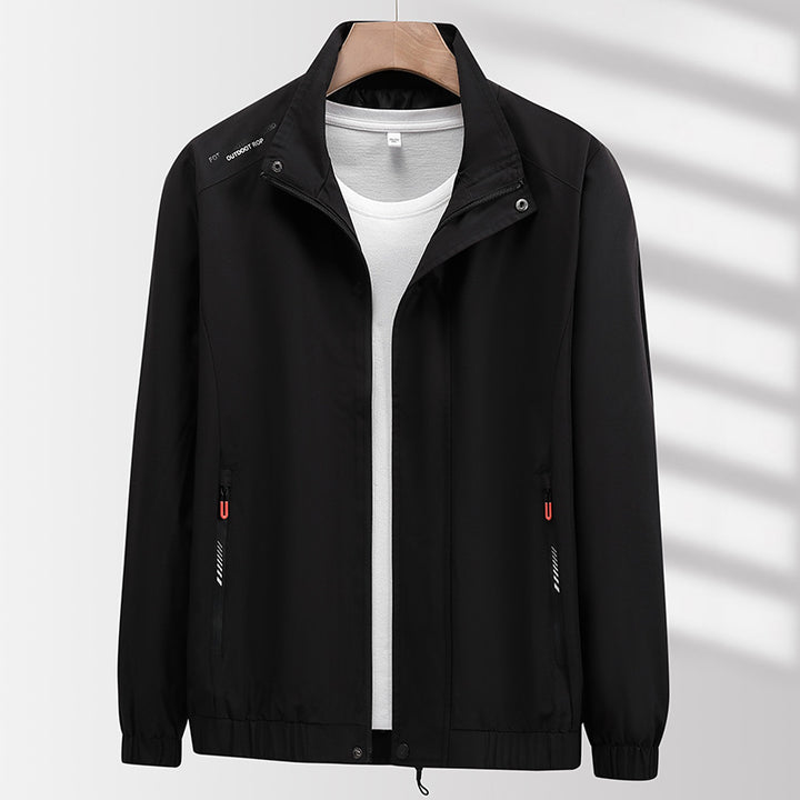Men's Windproof Transitional Jacket with Practical Hood Design Lisslune