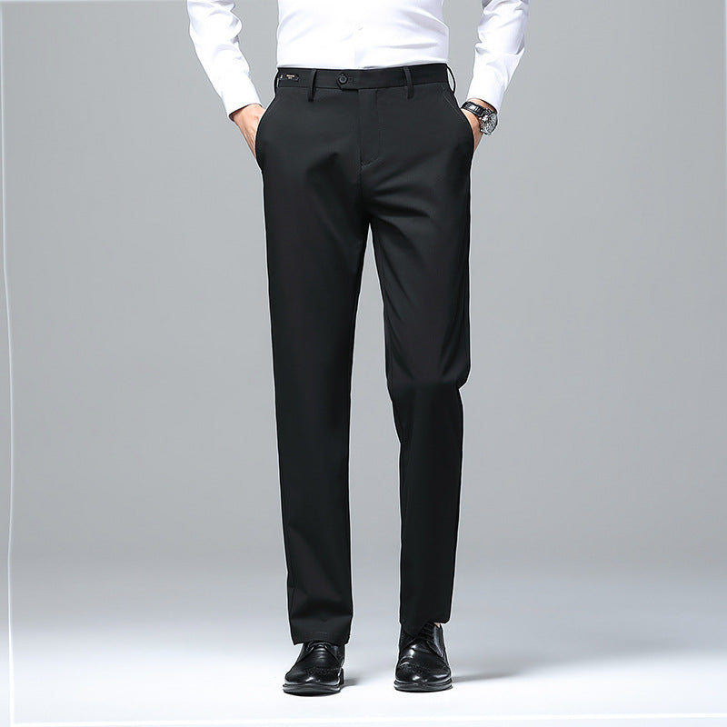 Men's elegant business trousers with fine texture Lisslune