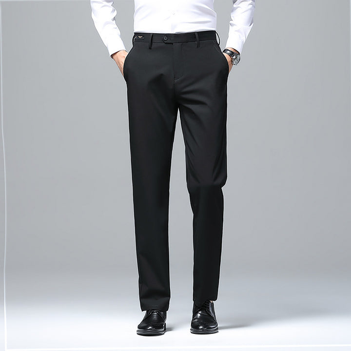 Men's elegant business trousers with fine texture Lisslune