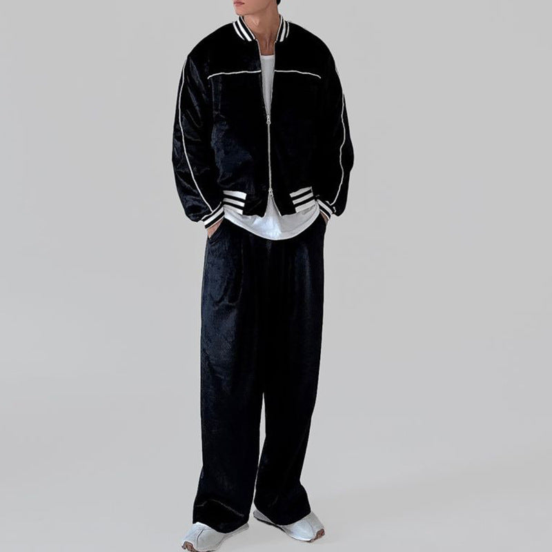 Men's sporty and stylish training jacket with a wide cut Lisslune