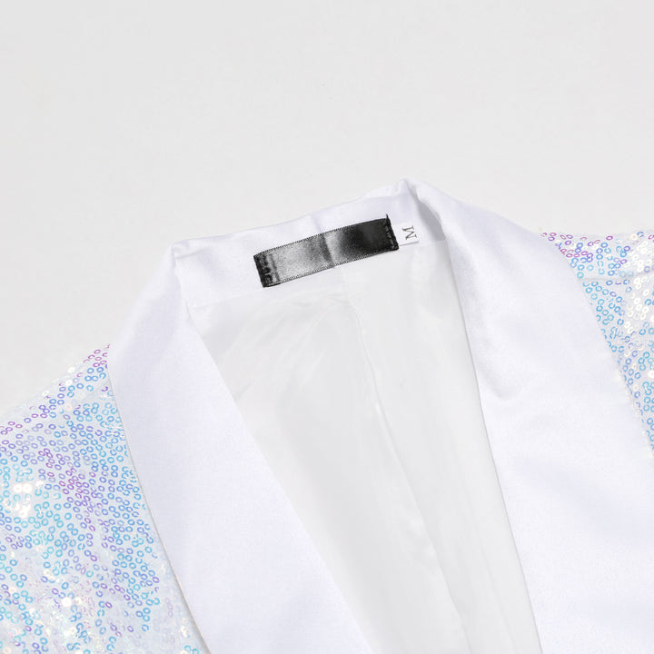 Men's elegant sequin blazer in modern design Lisslune