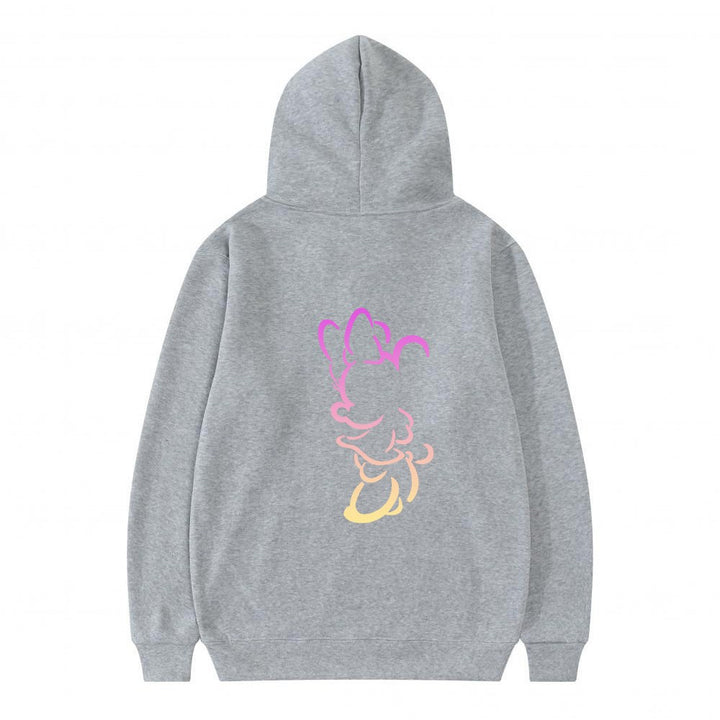 Women's hoodie with artistic cloud design and soft inner lining Lisslune