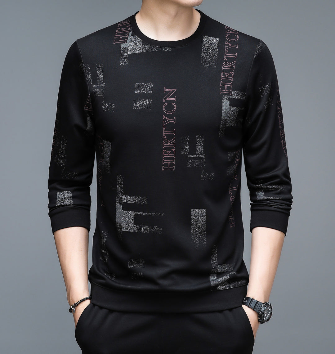 Men's stylish sweatshirt with trendy graphic print Lisslune