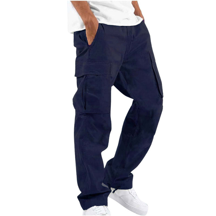 Men's cargo pants with multifunctional pockets and relaxed fit Lisslune