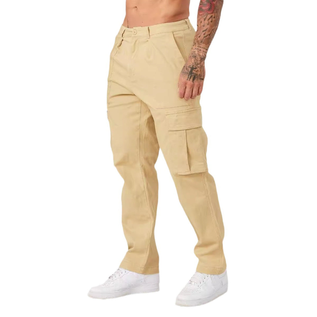 Men's cargo pants with multifunctional pockets and ergonomic cut Lisslune
