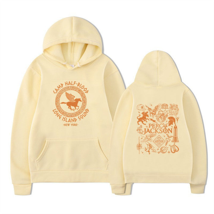 Women's hoodie with artistic mythology print Lisslune