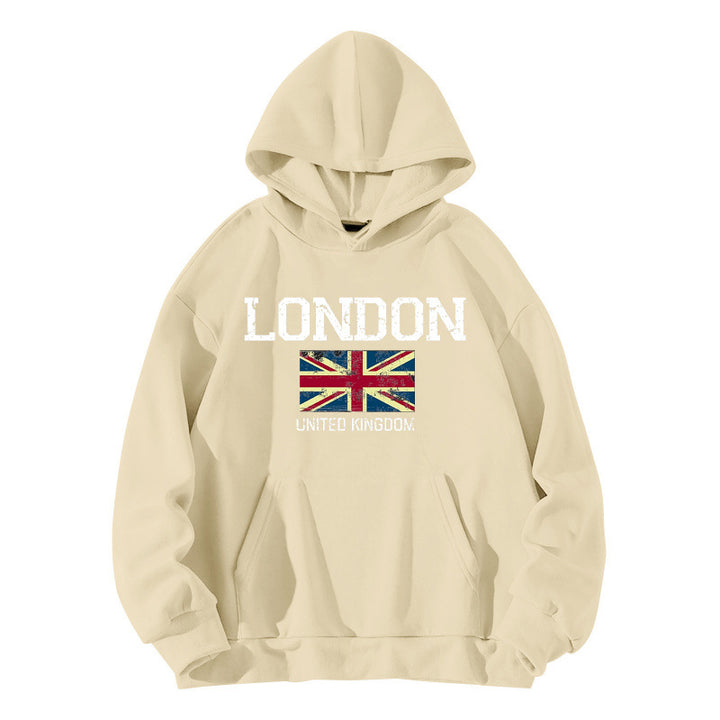 Women's hoodie in urban London style with kangaroo pocket and comfortable fit Lisslune