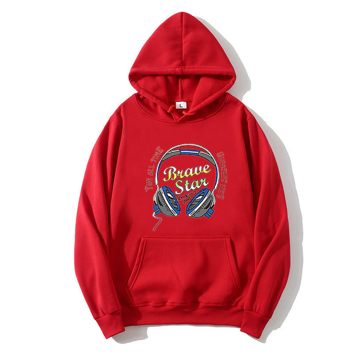 Women's hoodie with striking music design Lisslune