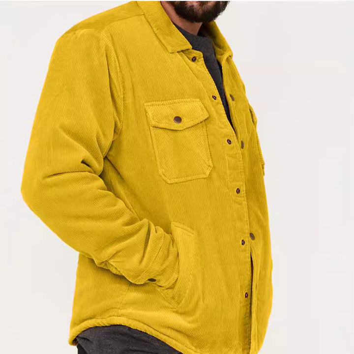 Men's cord jacket with practical pockets and stylish design Lisslune