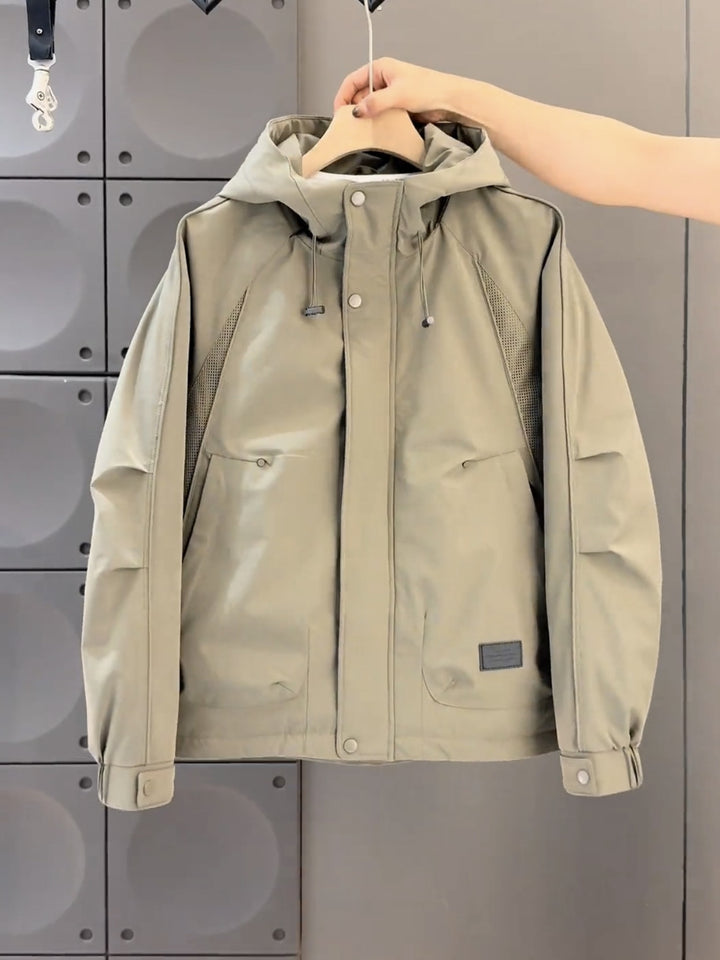 Men's Warm and Windproof Transitional Jacket with Hood Lisslune