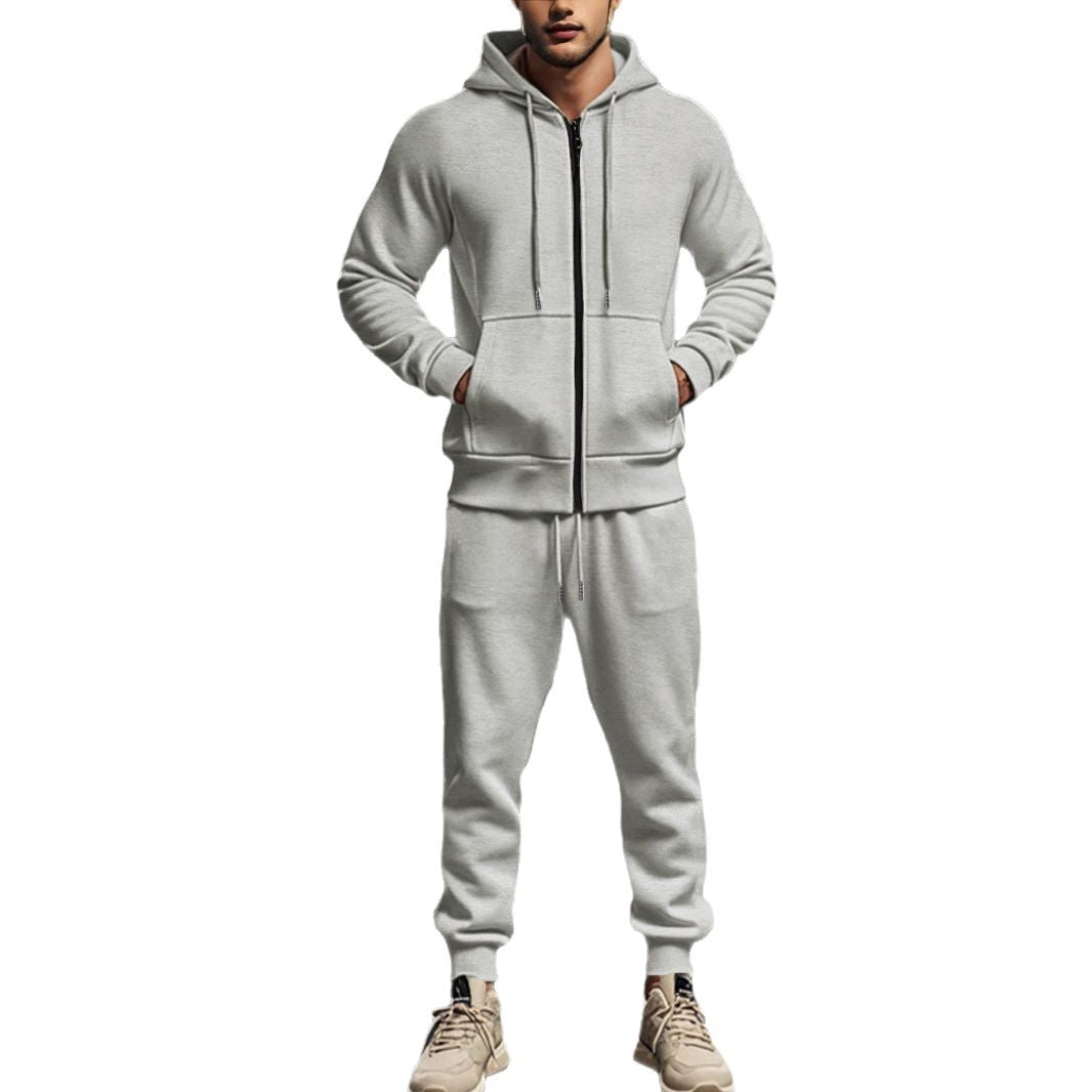 Men's sporty hoodie set with functional pockets and high-quality workmanship Lisslune