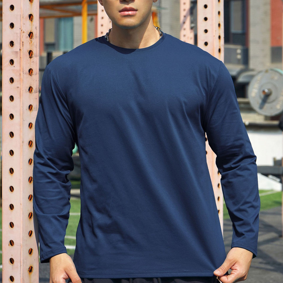 Men's Long Sleeve Sports Shirt with Breathable and Moisture-Regulating Technology Lisslune