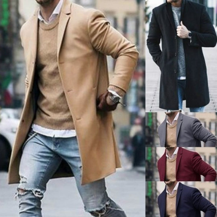 Men's elegant coat with high-quality details Lisslune