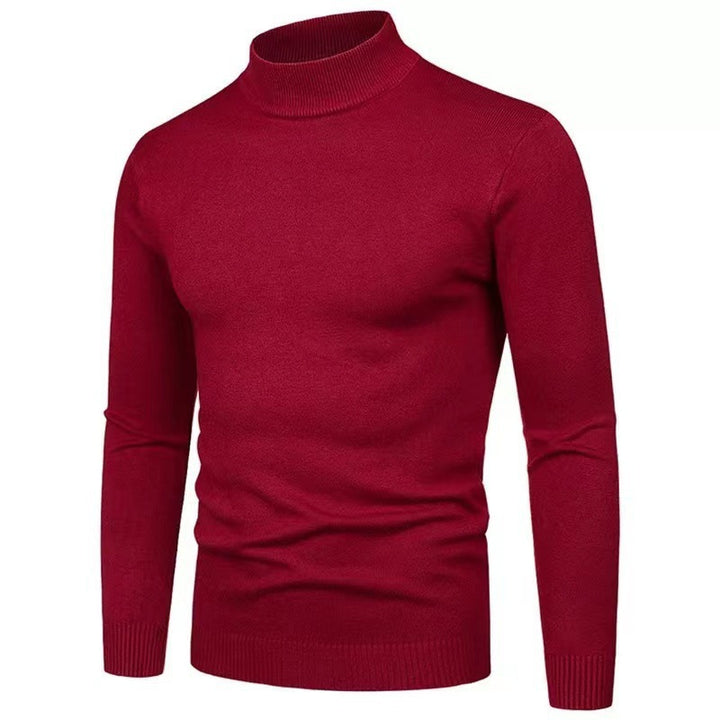 Men's turtleneck sweater made of high-quality knit material Lisslune